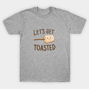 Let’s Get Toasted Funny Hiking and Camping T-Shirt